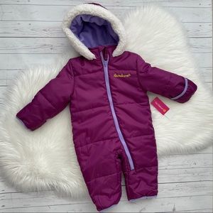 Pink platinum Baby winter Snowsuit
